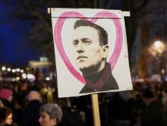 Акция в память об Алексее Навальном в Берлине. Фото: Reuters